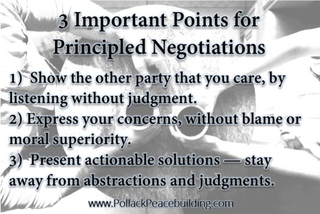 principled negotiation diagram