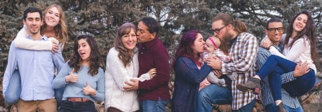 Family picture representing family conflict