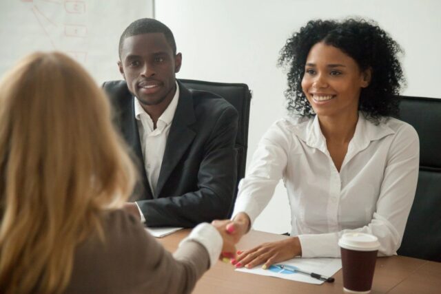 Meeting at the workplace symbolizing diversity training