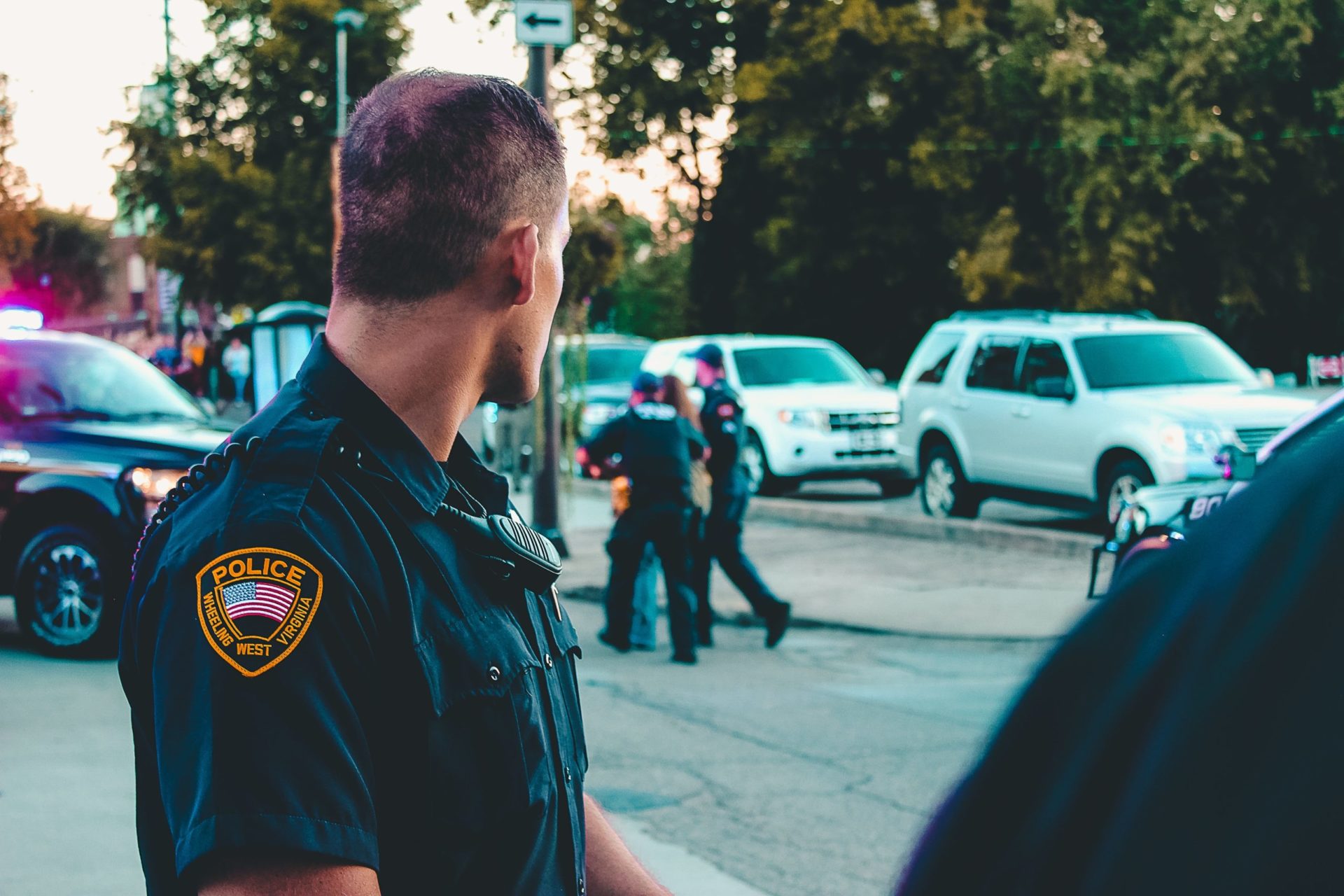 Police officers responding to a public safety incident