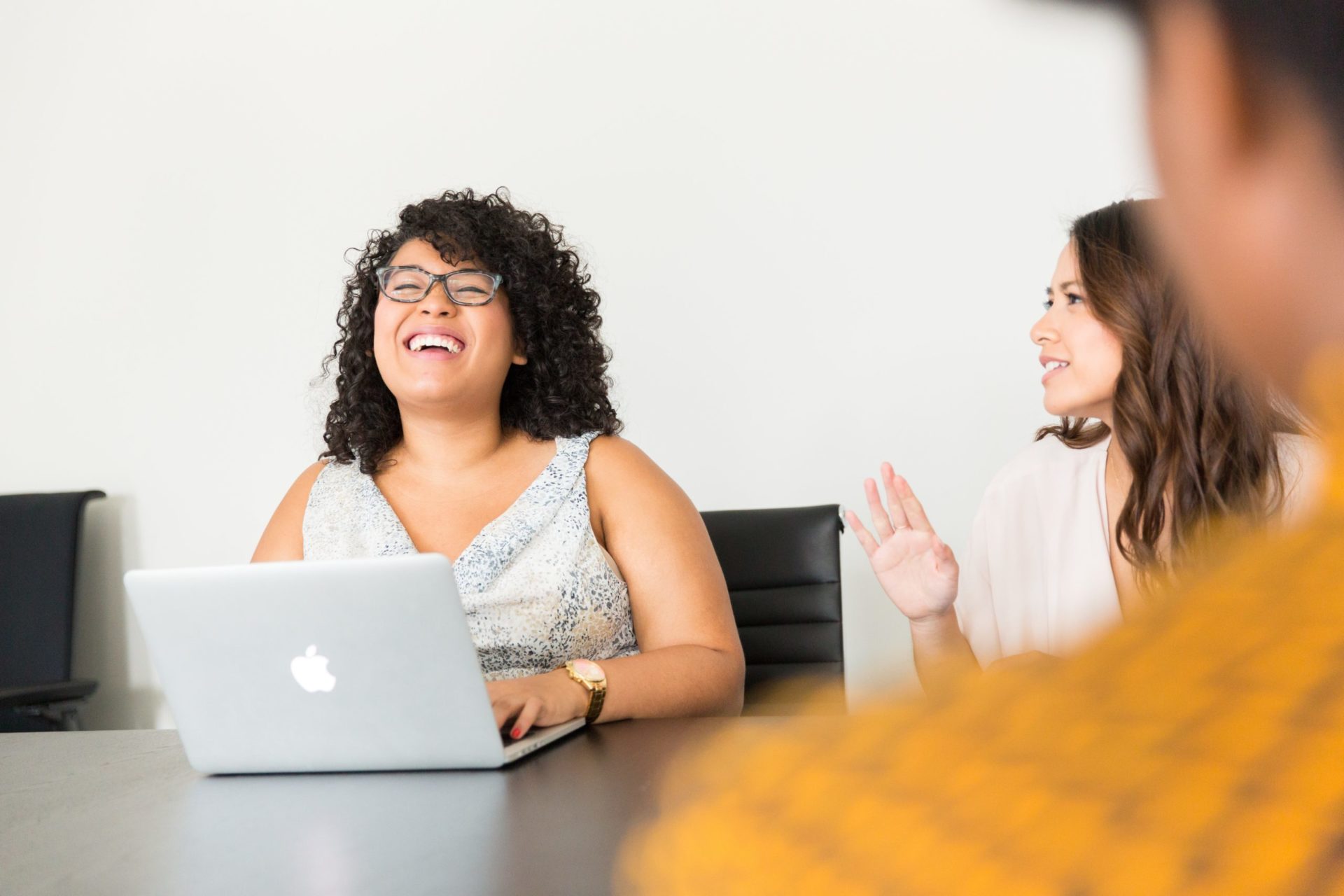 Employee working through a conversation with a conflict coach