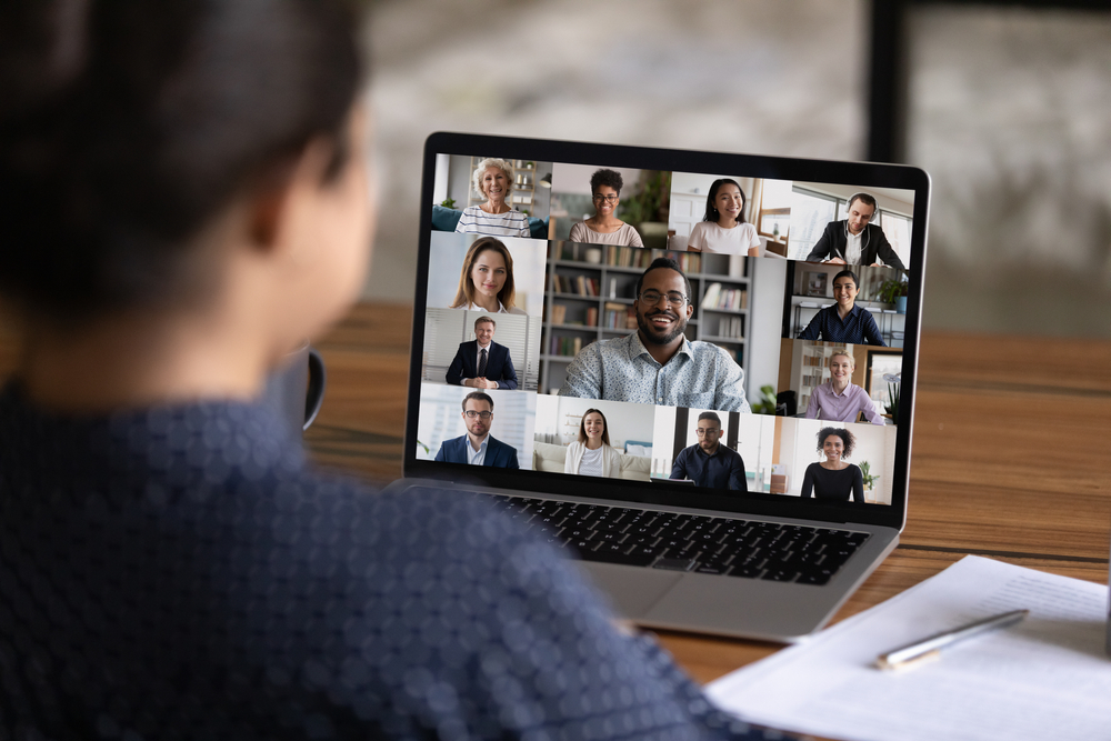 Photo of an Online Meeting Session