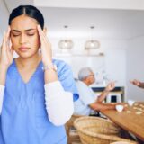 Healthcare professional fed up with arguing patients