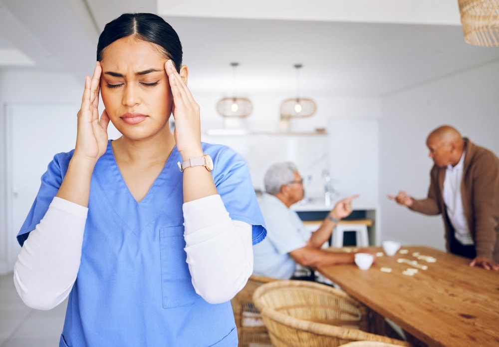 Healthcare professional fed up with arguing patients