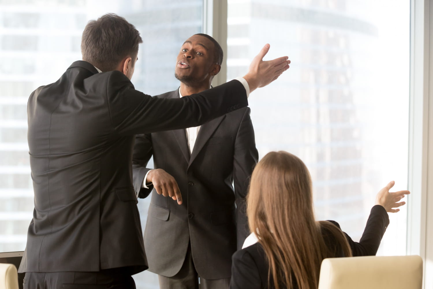 Leaders mapping how teams and systems connect across an organization